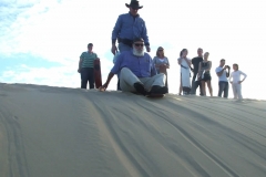 Sandboarding for young and old