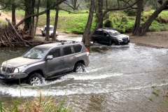 Crossing the river